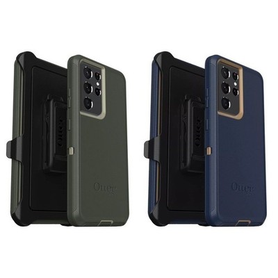 OtterBox DEFENDER SERIES SCREENLESS Case Case for Galaxy S21 Ultra 5G ONLY - DOES NOT FIT Non-Plus or Plus Sizes - BLACK