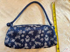 New brocade fabric Purse with zipper Evening Bag multi use.