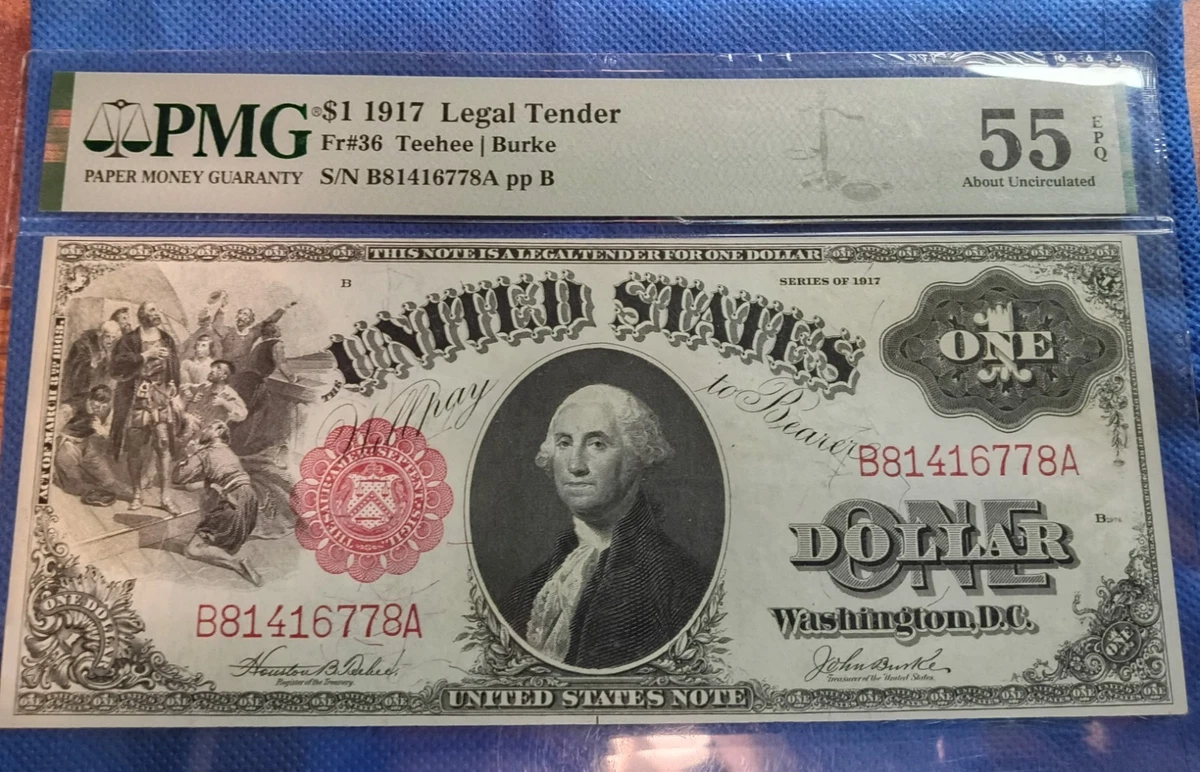1917 $1 PMG United States Large Size Notes for sale | eBay