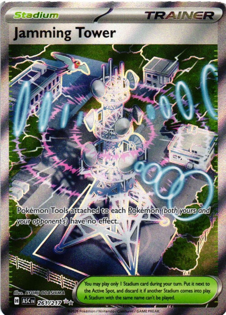 Jamming Tower Holo 261/217 ME: Ascended Heroes NM