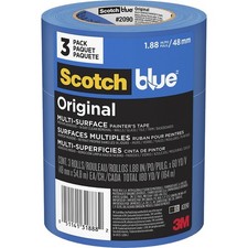 3M 2090-48EP3 1.88" x 60yd 48mm ScotchBlue Original Painters Tape 3pk 