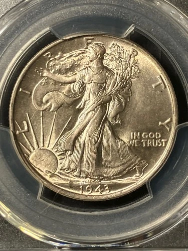 1943 Walking Liberty Half. MS 63, Choice Mint State, PCGS 85199282