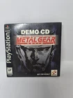 Metal Gear Solid PS1 Demo Disc w/ Sleeve Untested Sony PlayStation