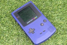 Original Nintendo Game Boy Colour Purple In Full Working Condition