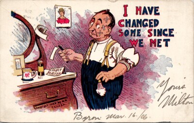 I Have Changed Some Since We Met Vintage Postcard Spc19