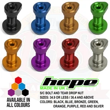 Hope Bolt On Seat Clamp Bolt And Tear Drop Nut 34.9 & Less / 36.4 and Above New