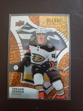 2021-22 Trevor Zegras Leopard Rookie Allure Hockey Upper Deck Anaheim Ducks