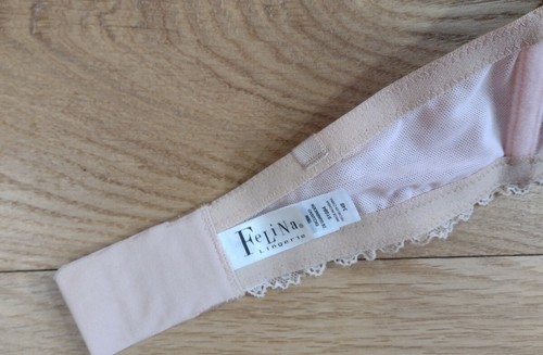 Sujetador Felina 91084 Beige 34B sin tirantes y 230144 Fucsia Demi Contour UW 2 piezas Usado en excelente estado - Imagen 8 de 8