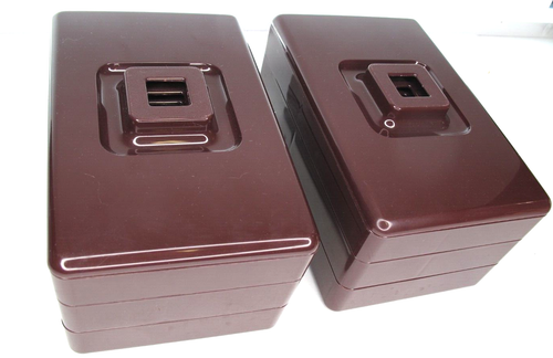 Tupperware stapelbar STORGANIZER braun Handwerk Schmuck Schreibtisch Teile Schmuck Menge 2 - Bild 6 von 6