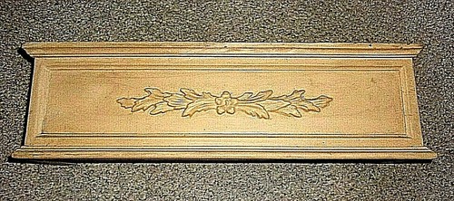 Art Deco Resin Wall Hanging Shelf Ornate Display 19" long, 5" Wide, 5 1/2" tall - Picture 3 of 3
