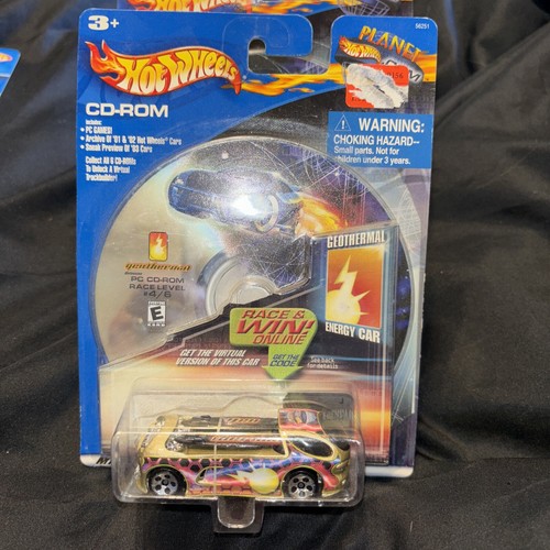 Lot Of (4) 2002 Hot Wheels Planet.COM CD-ROM 5/6 Particle Energy Car - Picture 5 of 6