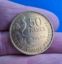 50 Franken Guiraud 1952 Qualit&auml;t! K&uuml;ste Sup, Spl