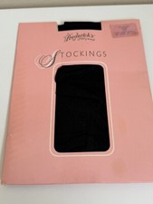 Vintage Fredericks Of Hollywood Style 0250 Black Thigh High Sheer Lingerie P/S