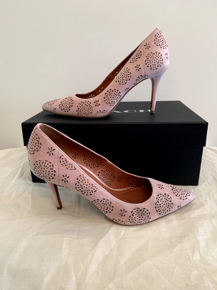 COACH Waverly Leather Pump Size