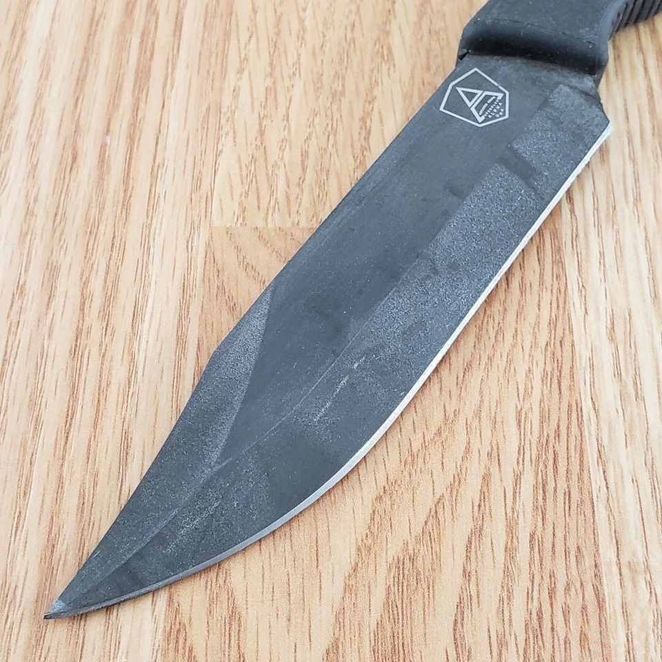 Ontario Spec Plus Alpha Fixed Knife 5" 1075 Carbon Steel Blade Rubber Handle - Image 4 of 4