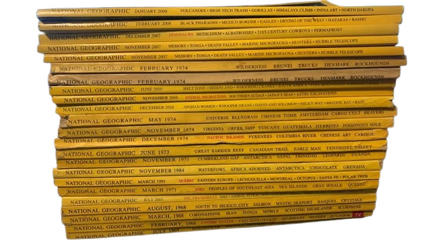 National Geographic Magazines 1968 - 2010