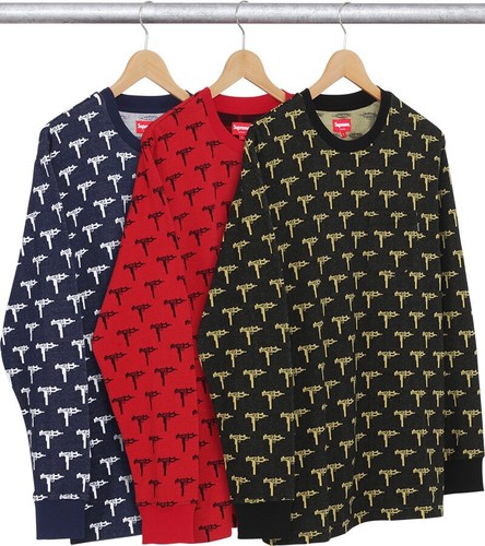 FW15 Supreme Jacquard Uzi Pocket T 