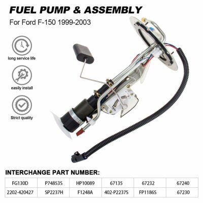 Electric Fuel Pump For Ford F-150 4.2L 4.6L 5.4L 99 -04 F-250 4.6L 5.4L E2237S