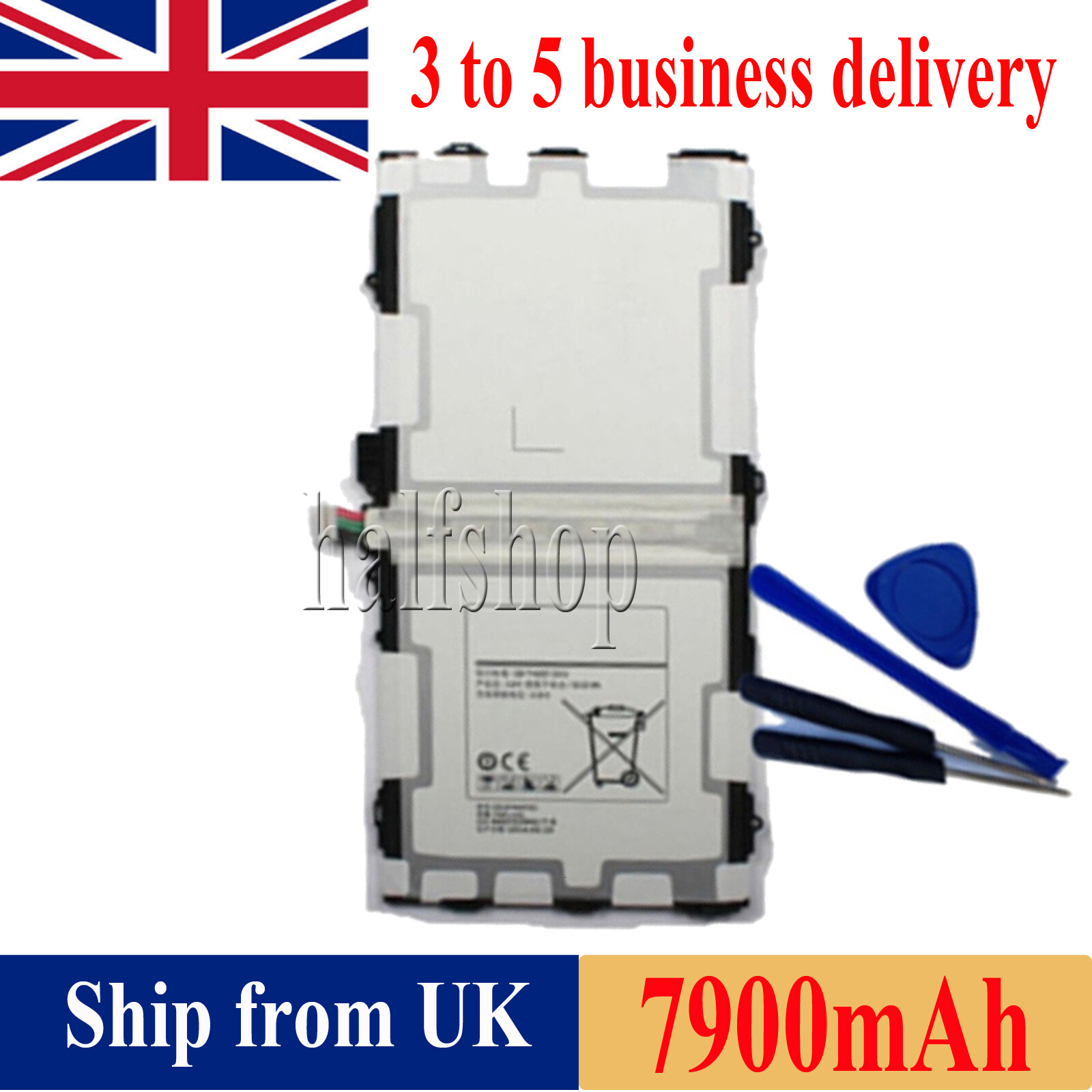 Battery For Samsung Galaxy Tab S 10.5"" LTE T807P T800 T805C EB-BT800FBC BT800FBJ