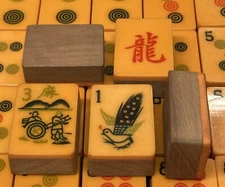 Two  95 Year Old Mah JONG Jongg TILES  Your  Pick