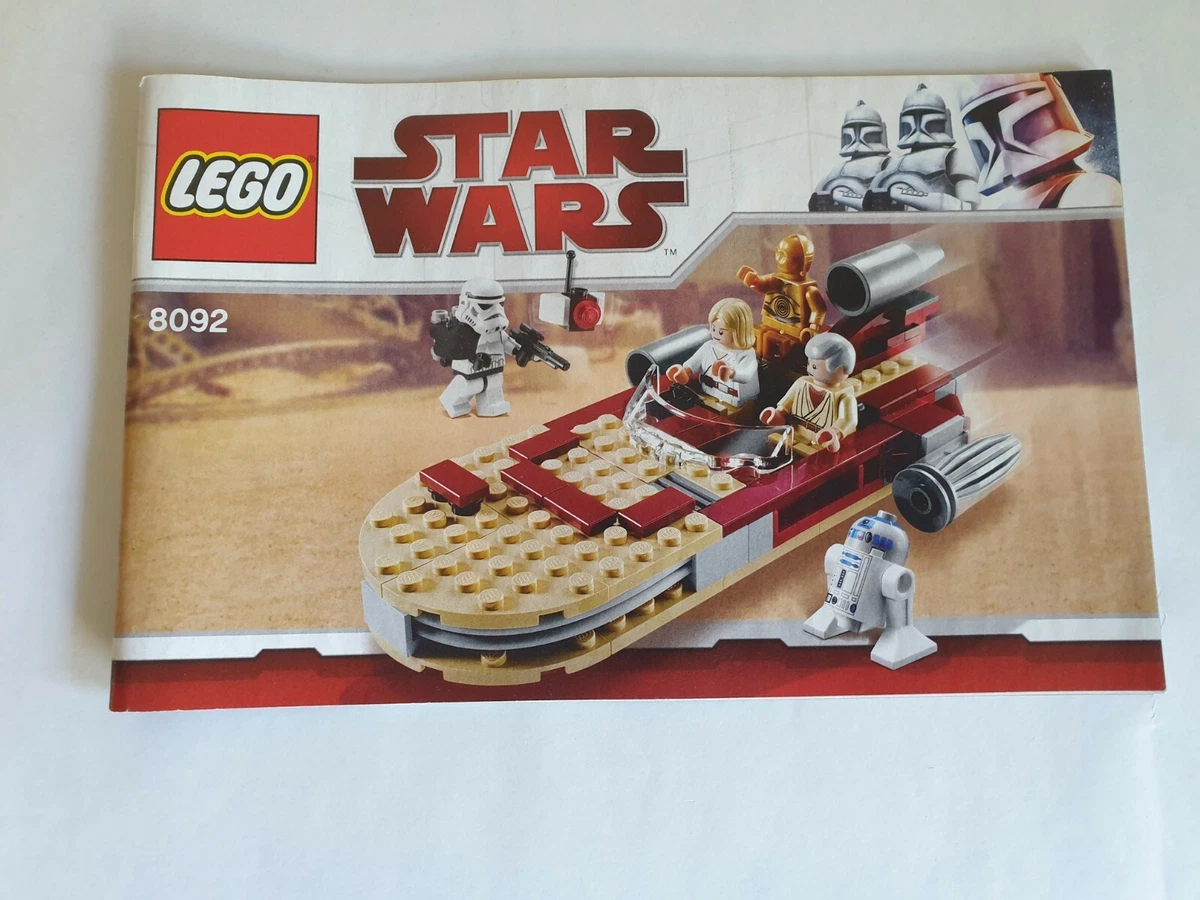 Lego star wars luke's landspeeder instructions hot sale