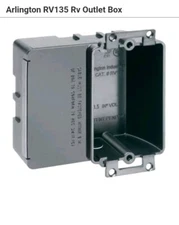 50 Pc Arlington 1-Gang Shallow Depth Box w/ Side Volume Extension