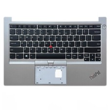New For Lenovo Thinkpad E14 Gen 2 Gen3 Gen4 Palmrest Keyboard No/Backlit Silver