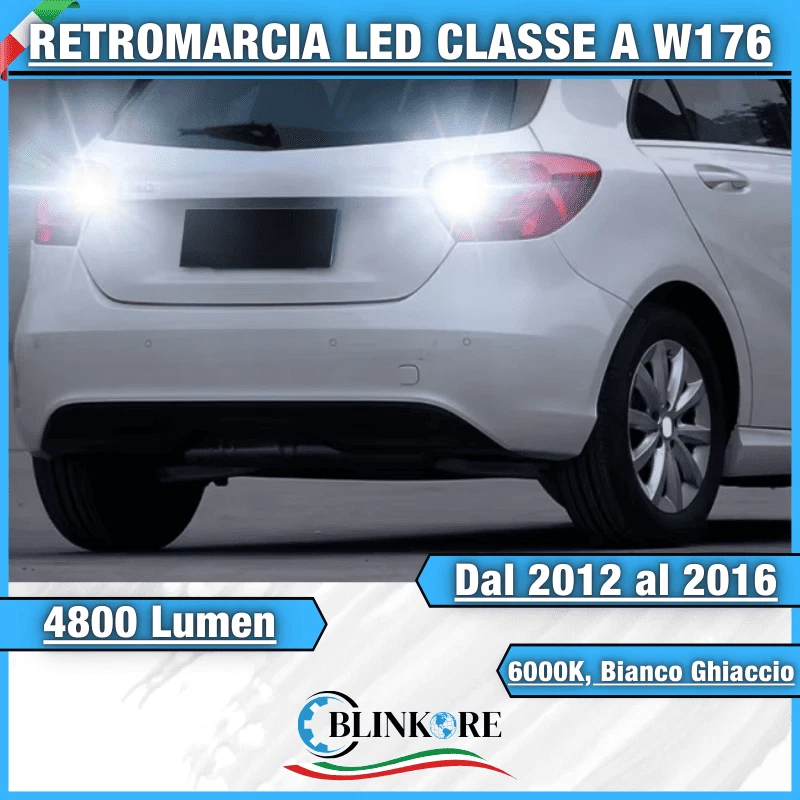 Onwomania Set 7 Lampadine LED Per Interni Mercedes Classe C W202 – Bianco – Canbus – 12V - 2