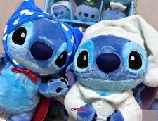 Anime Lilo  Stitch Cute Pajama Cloak Plush Doll Toy Stuffed Pillow Cushion Gift
