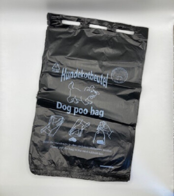Hundekotbeutel Gassibeutel Hundebeutel Kotbeutel Schwarz Top Qualität