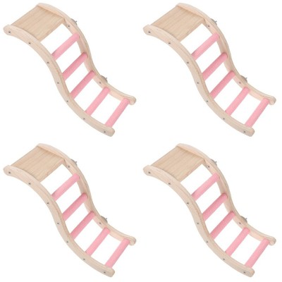  Set of 4 Schleifklauen-Vogelleiter Hängeleiter Für Papageienkäfig