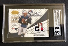 2004 LEAF Certified Materials Fabric of the Game TOM BRADY  (Gold) #20 of 21