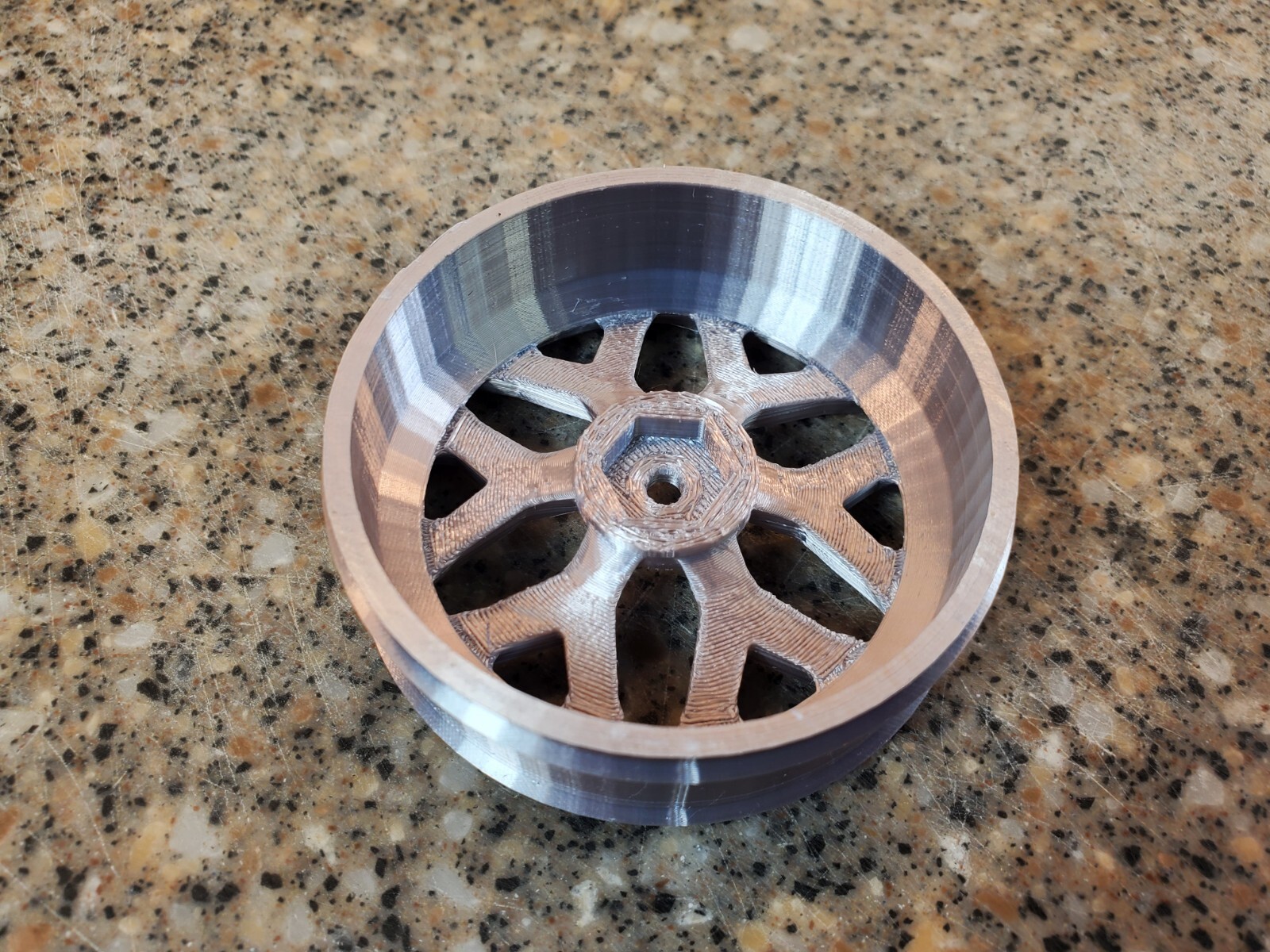 3d Printed 1:10 RC SNOWFLAKE Wheels Fits Redcat 26ers Tires RC Car 12mm Hex
