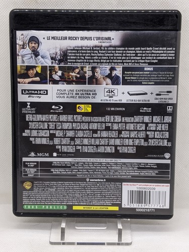 Blu-Ray 4K Ultra HD / Creed / Fr - Imagen 2 de 3