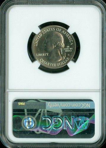 2018 S BLOCK ISLAND QUARTER NGC MS67 PL PQ FINEST GRADE POP 5 MAC SPOTLESS . - Picture 2 of 2