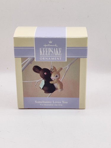 1992 Hallmark Easter Keepsake Ornament Somebunny Loves You Rare