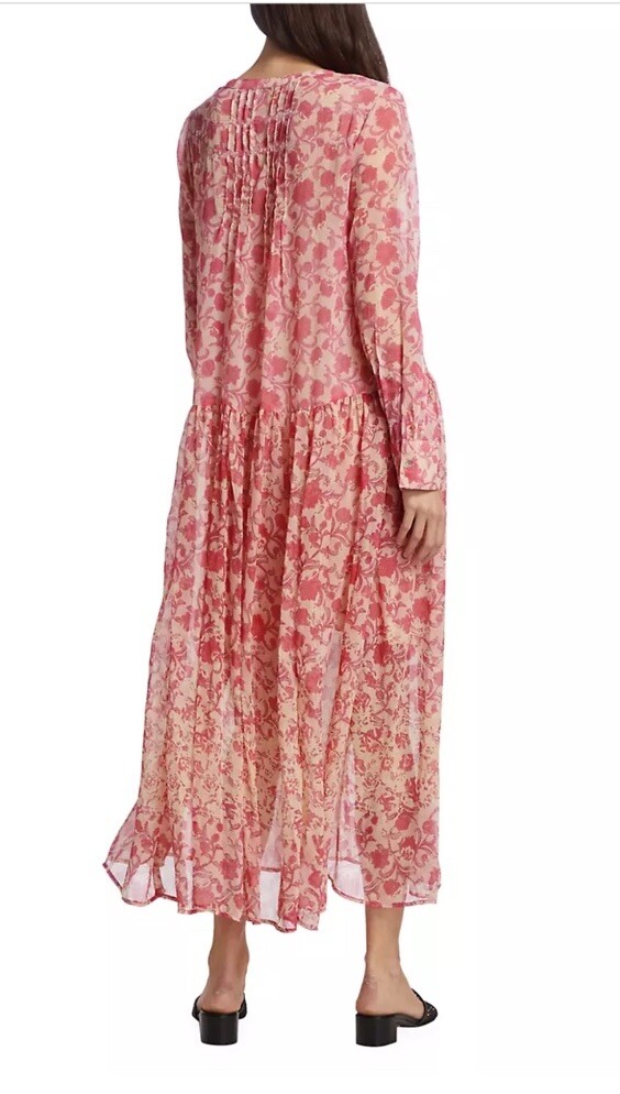 Free People See It Through Floral Maxi Dress . Size L. MSRP $168 | eBay