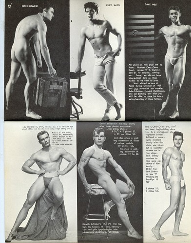 PHYSIQUE PICTORIAL MAGAZINE* VOL.9 N. 3*JAN 1960* BUD COUNTS* UNCIRCA*VERY RARE - Picture 9 of 10