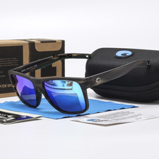 Costa Del Mar Spearo XL GRAIN GREEN Mirror 580 Plastic Polarized Lens Sunglasses