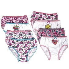 JoJo Siwa Girls Panties 8-Pack Sizes 2T/3T, 4T, 4, 6, 8