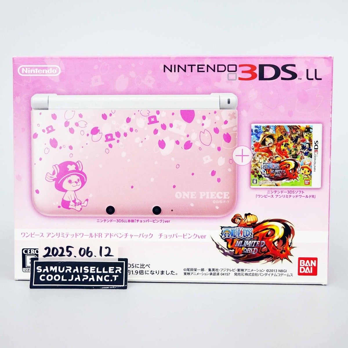New Nintendo 3DS LL XL One Piece Unlimited World R Adventure
