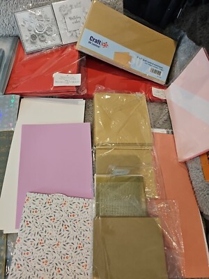 Large Amount Assorted Craft Background Card/Envelopes/card-more- Most Sealed