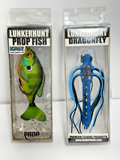 2pc Lunkerhunt Dragonfly DRGF01 Dasher & Prop Fish SUNPRF01 Blue Gill Fish Lure