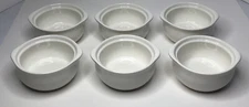 Sweese 114.001 Porcelain Bowls Set of 6 White Soup Chili Cereal Fruit Bowls New