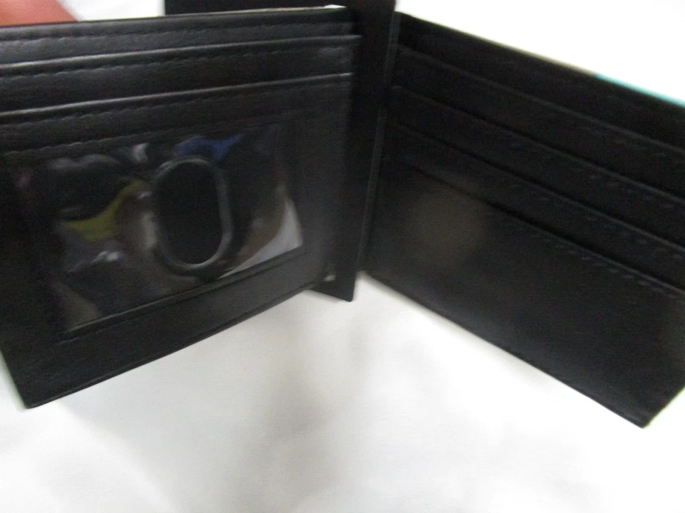 Naruto Metal Logo Bifold Wallet Shippuden Konohagakure Kakashi symbol Japanese - Image 2 of 3