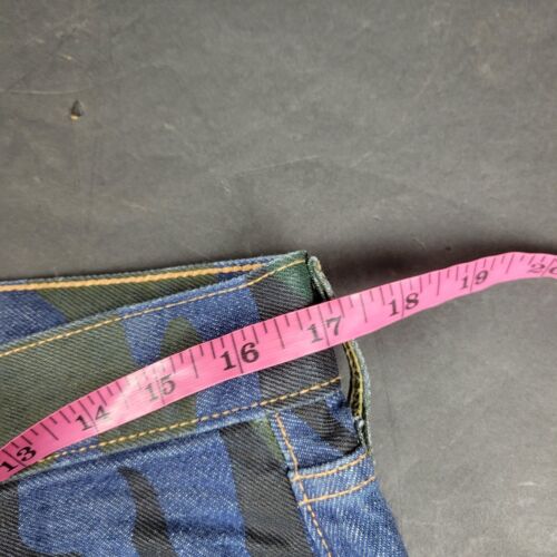 Levi's Men's 501 Original Indigo Camouflage Print Jeans 34 W x 32 L - Picture 5 of 6