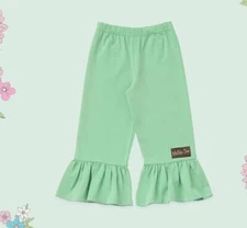 Matilda Jane Freeze Tag Big Ruffles Green Girls Size 6 New