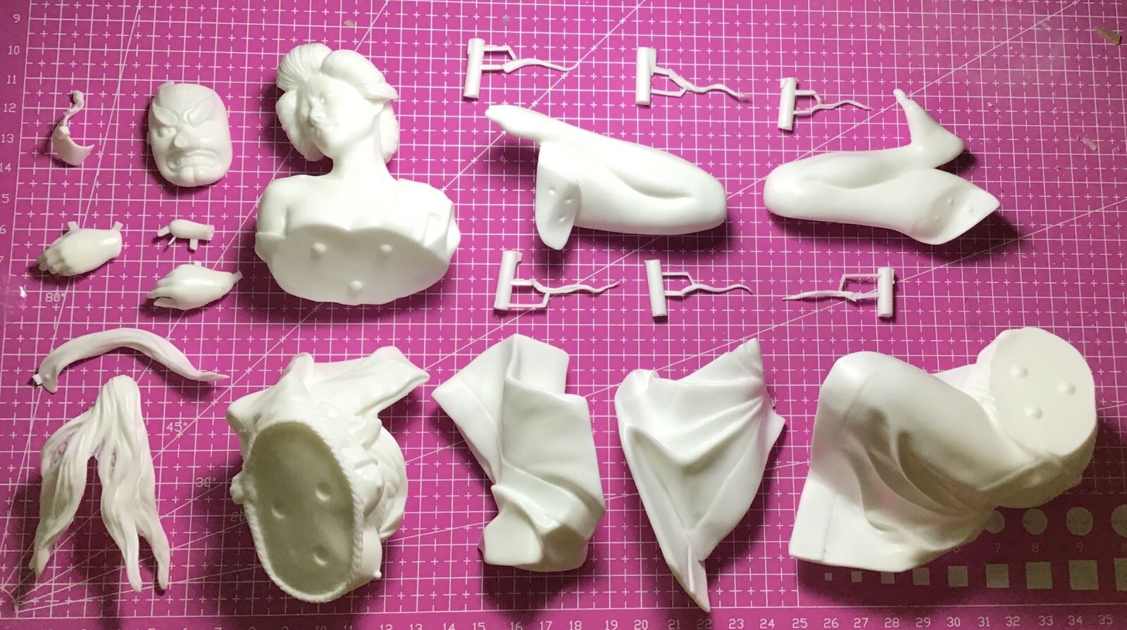 1/6 resin figure model kit Sexy Japanese geisha unpainted unassembled ...