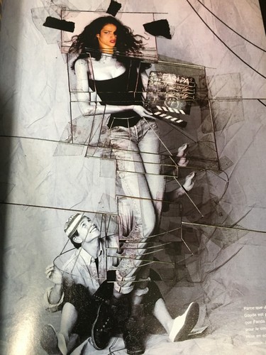GLAMOUR France Magazine AUGUST 1994 ALBERT DELEGUE Estelle Lefebure PALLENBERG - Picture 4 of 5