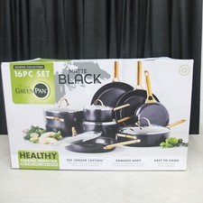 Brand New GreenPan Reserve 16 pc Healthy Ceramic Nonstick Cookware